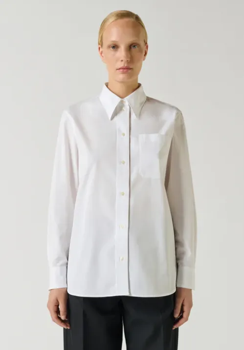 SOEUR Chemise Saphir en Popeline Blanche (38)