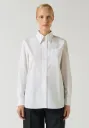 SOEUR Chemise Saphir en Popeline Blanche