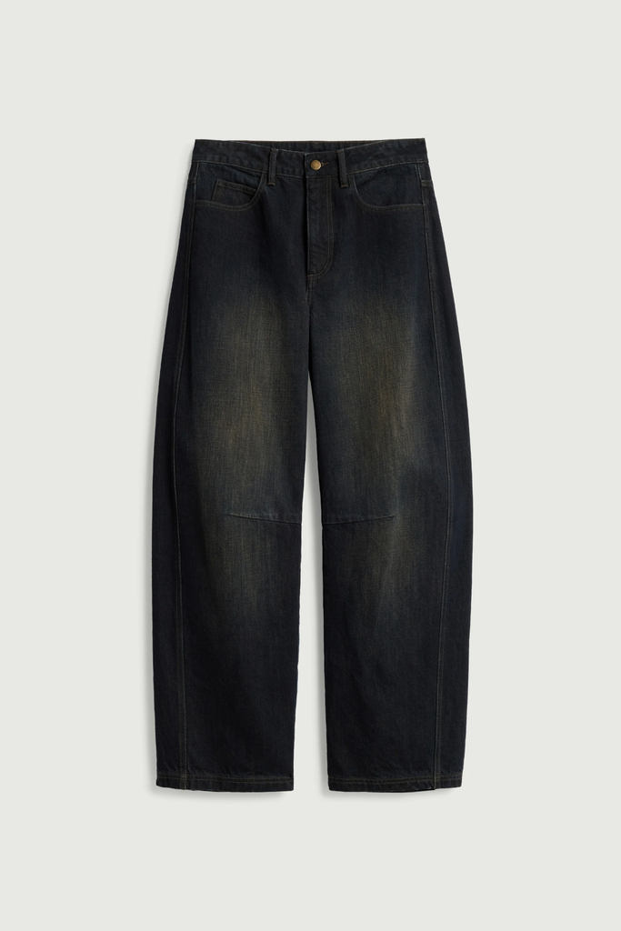 SOEUR Jeans Eliott Barrel Bleu Noir