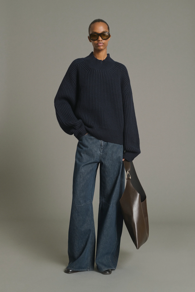 SOEUR Jeans Gaspard Long Barrel Bleu Gris