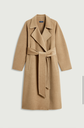 SOEUR Manteau en Cachemire double face Harvard Camel Chiné