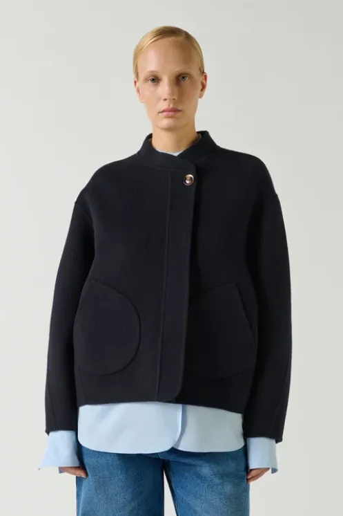 SOEUR Manteau Windsor Deep Navy Taille L