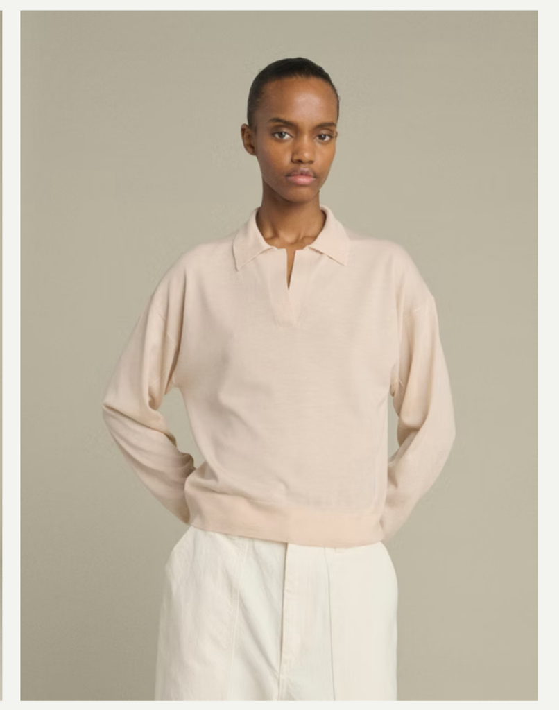 SOEUR Pull Fleming Rose Poudré
