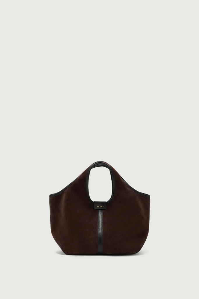 SOEUR Sac Cabas Douce Mini Marron Foncé