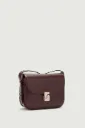 SOEUR Sac Bellissima Mini Bordeaux Argent