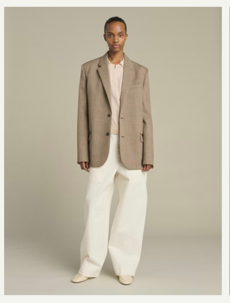 SOEUR- Blazer Hermosa Marron Beige