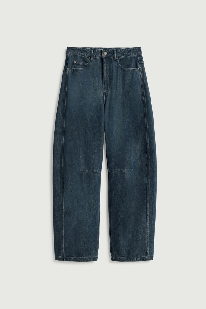 SOEUR Jeans Eliott Denim Barrel Bleu Gris