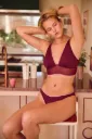 LINGERIE LA NOUVELLE Culotte Georgia Burgundy Cocoon