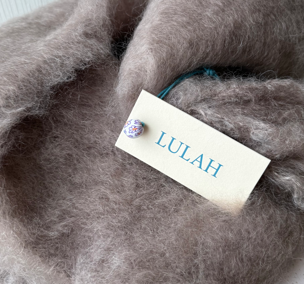 [AW26] LULAH New Echarpe Fluffy Tassels Mink