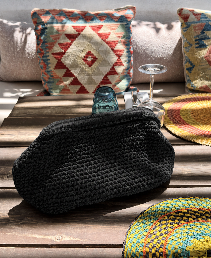 LULAH Pochette Anisa Noir Charbon
