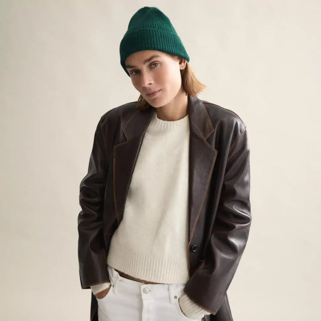 LE BONNET AMSTERDAM Bonnet Laine Moss