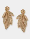 OLIVIA DAR Boucles d'Oreilles Feuilles Gold