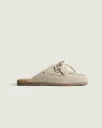 POSA Boat Loafer Mule Suede Light Beige