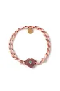 SORBET ISLAND - Bracelet Coeur en Verre Purple