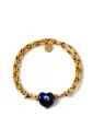SORBET ISLAND - Bracelet Coeur en Verre Dark Blue