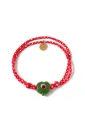 SORBET ISLAND - Bracelet Coeur en Verre Dark Green