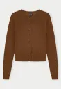 HERSKIND Cardigan Roselle Fin Mérinos Toffee Taille S
