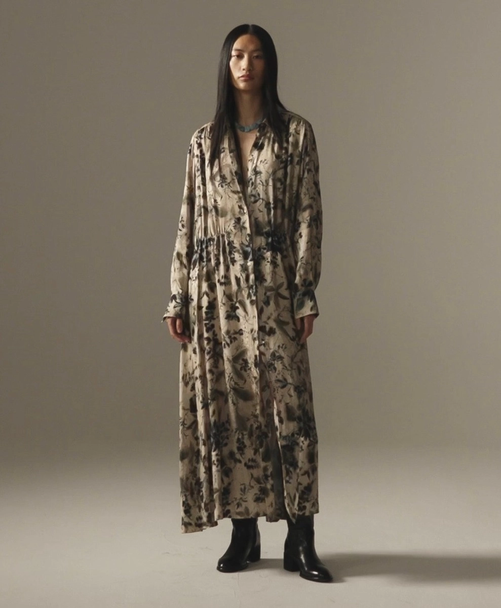MOMONI Robe Natalie Verde Multicolor (38)