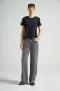 AG JEANS New Baggy Ample Taille Haute - Baggy Wide Greystone