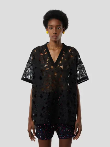 [AW25] HEIMSTONE - T-shirt Dunkin en Dentelle Laurier Brulé