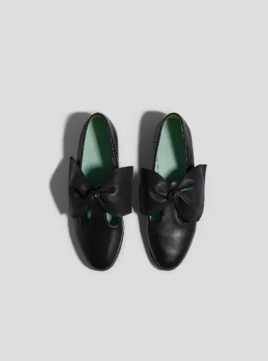 [AW25] HEIMSTONE - Ballerines BB en Cuir Noir