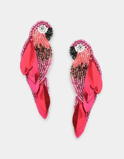 [Bijoux] OLIVIA DAR - Ara Boucles d'Oreilles Fuchsia 