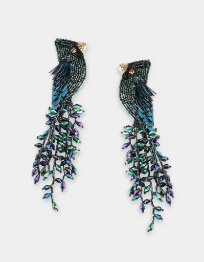 [Bijoux] OLIVIA DAR - Cardinal Boucles d'Oreilles Teal