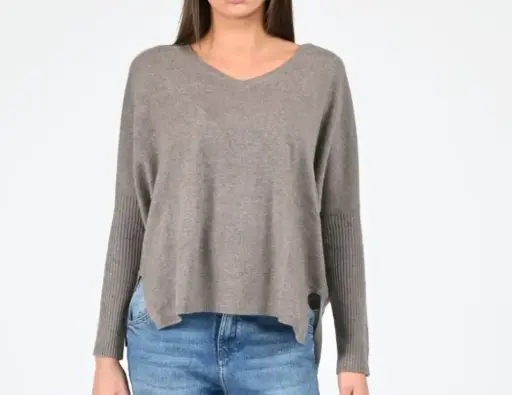 [AW25] NOTSHY Pull Poncho Cachemire Faustine Vison