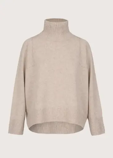 [AW25] NOTSHY Pull Col Roulé Wendy Sandstone