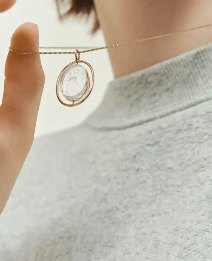 [Bijoux] PASCALE MONVOISIN Collier L'Amour N°1 Cristal