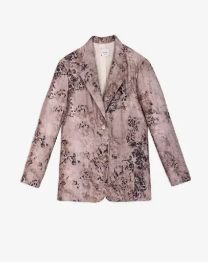 [AW25] ALYSI Blazer Imprimé Monopett Petalo